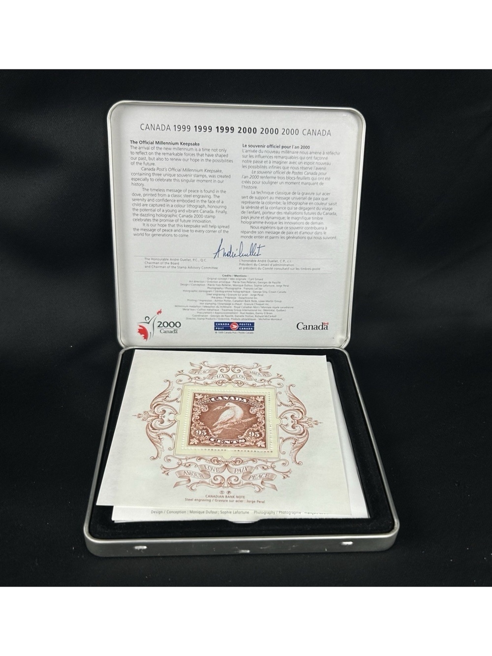 Royal Canadian Mint Canada Post Millennium Keepsake Stamps & Coin Collection - Picture 5 of 16